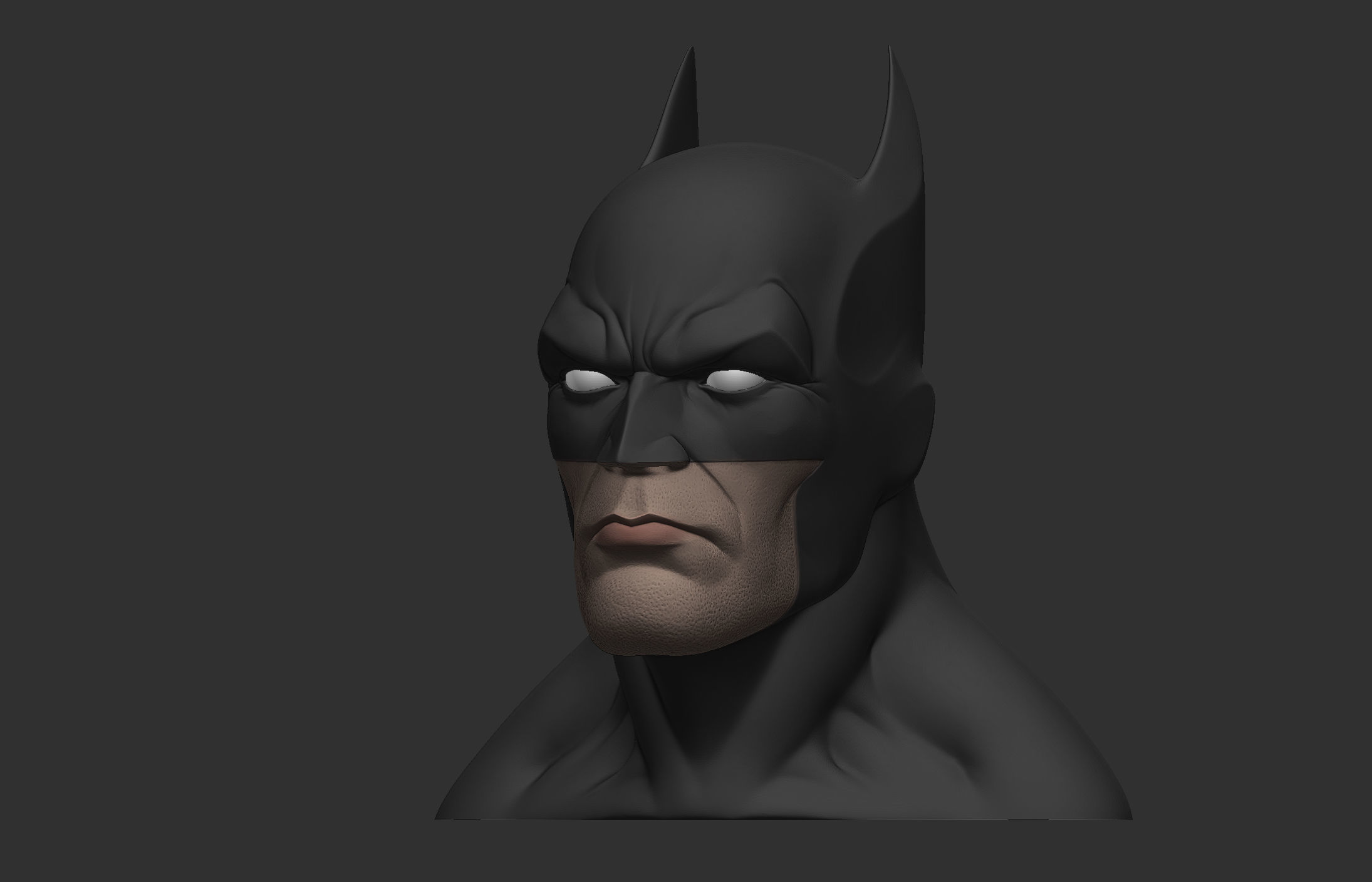 Batman Head 3D print model_23