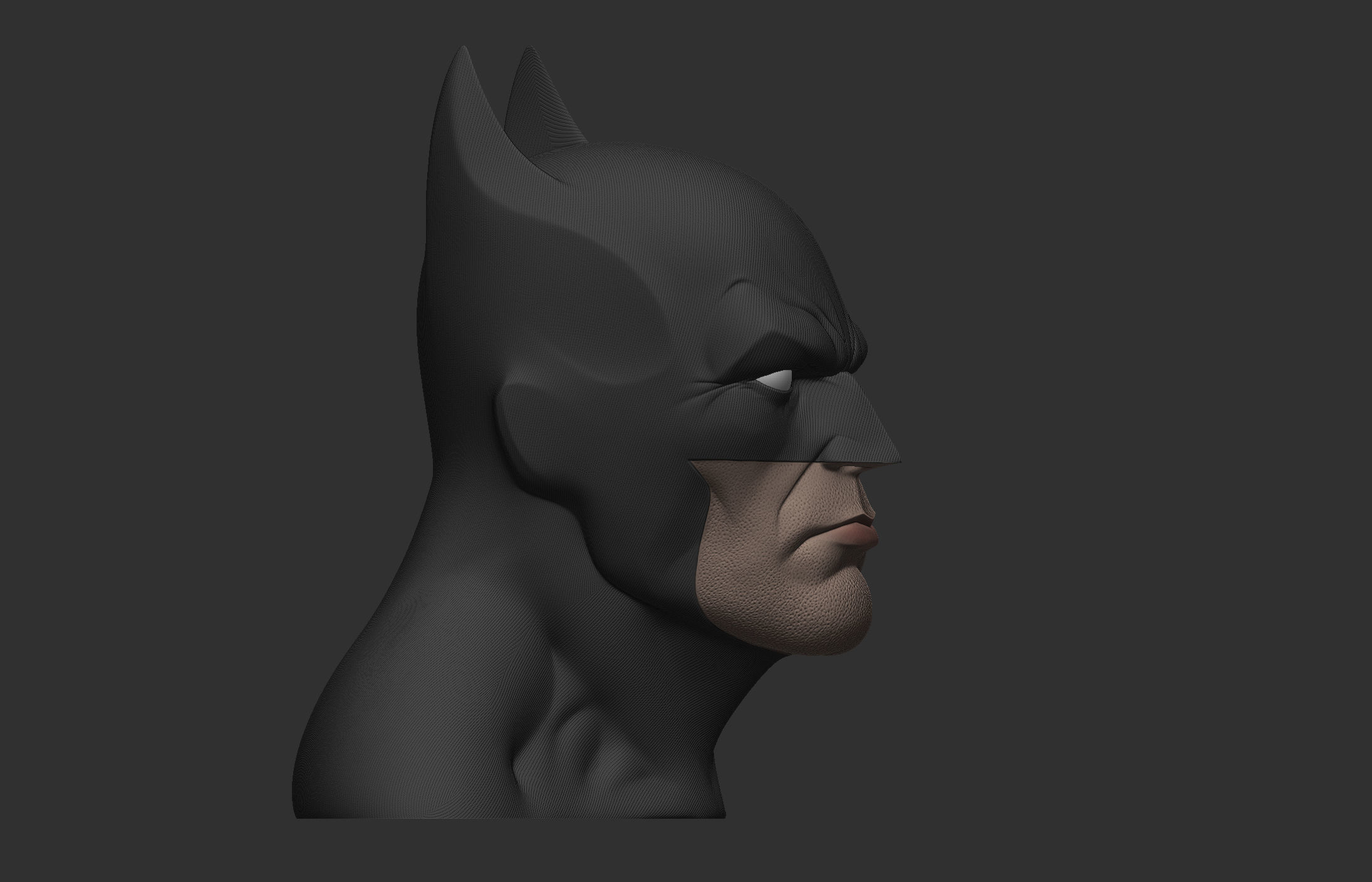 Batman Head 3D print model_27