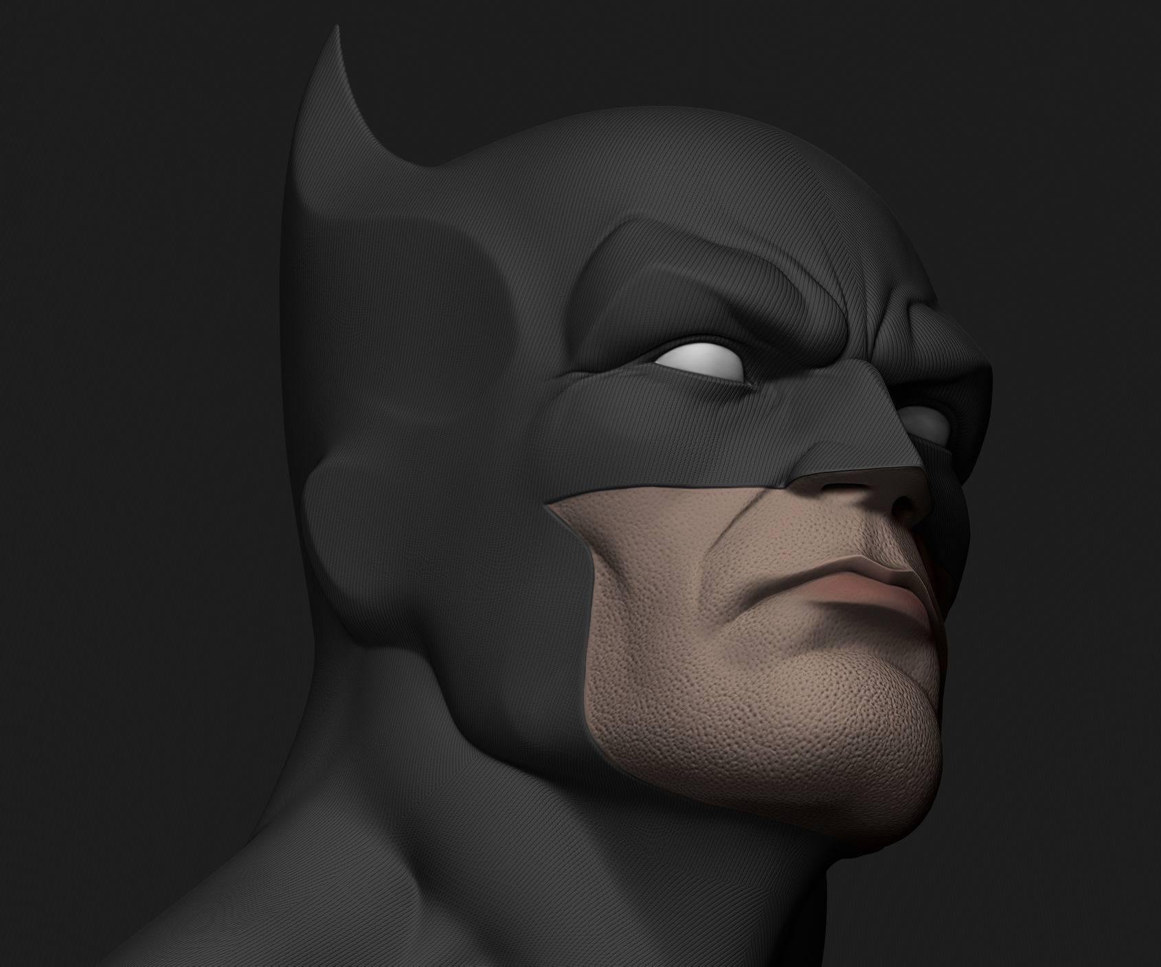 Batman Head 3D print model_5