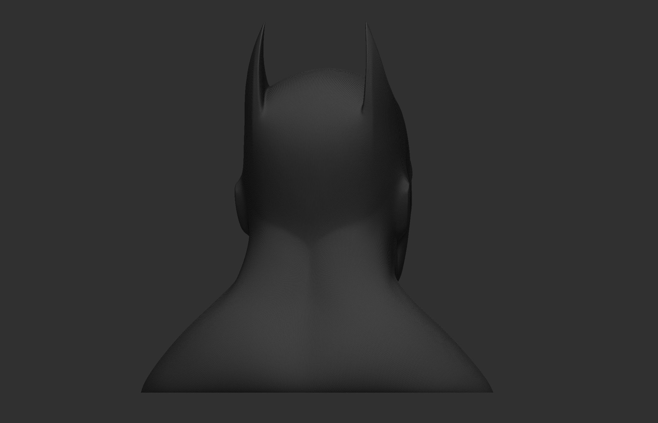 Batman Head 3D print model_31