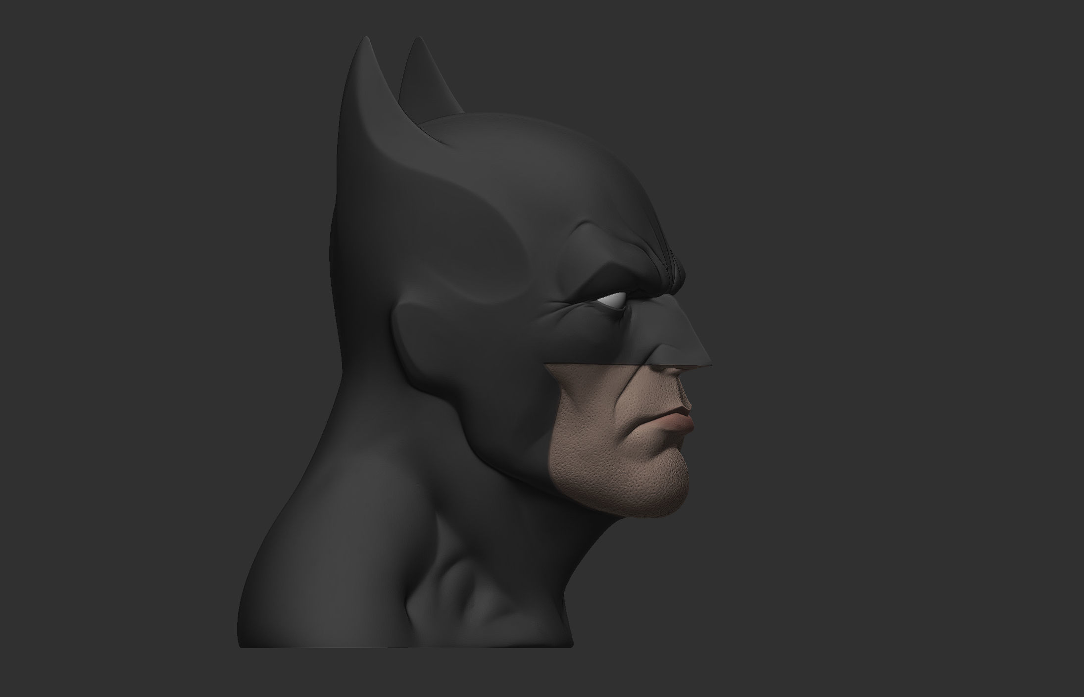 Batman Head 3D print model_12