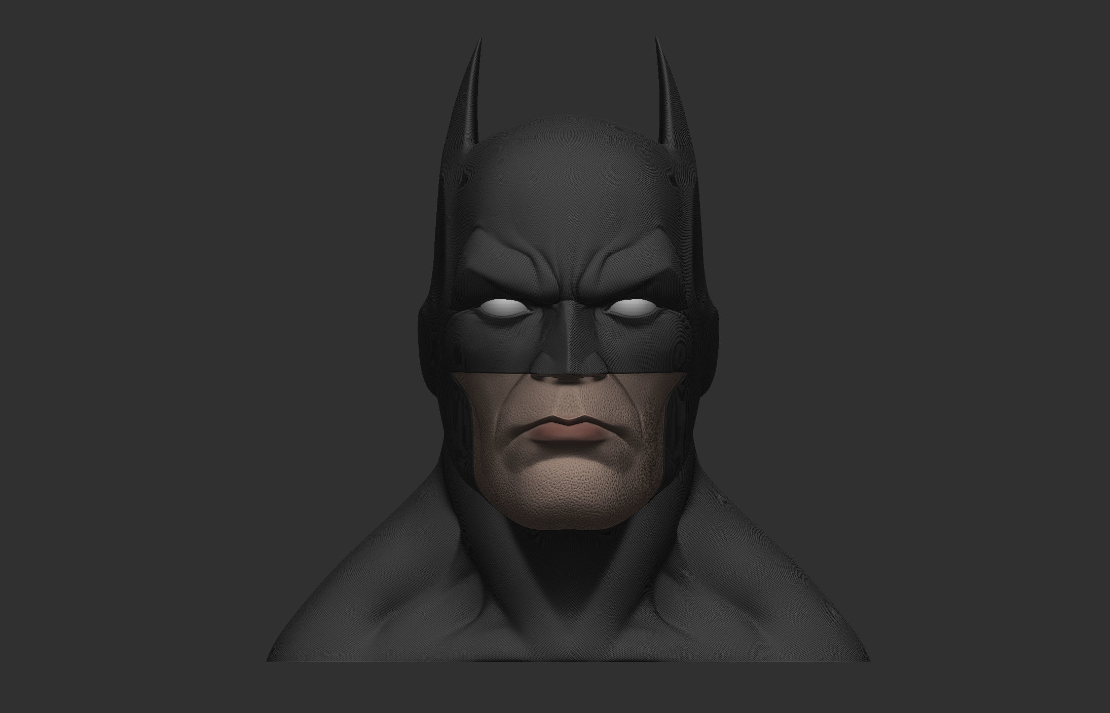 Batman Head 3D print model_24