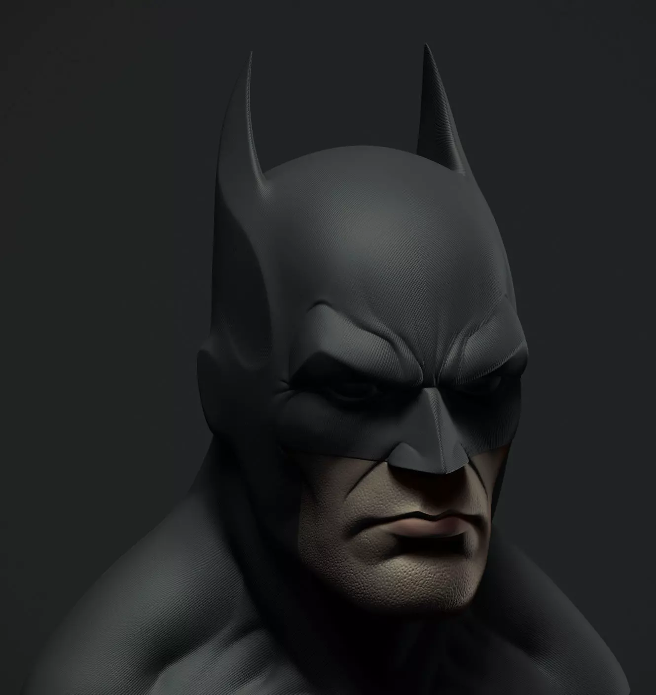 Batman Head 3D print model_0
