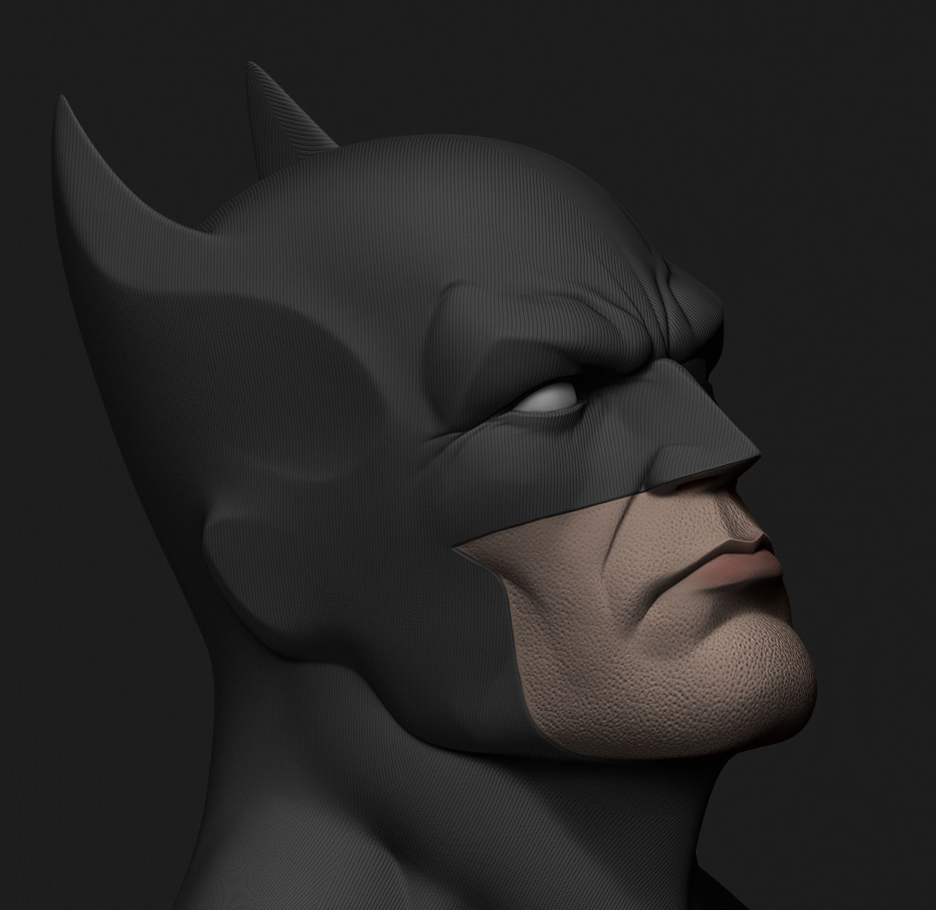 Batman Head 3D print model_6