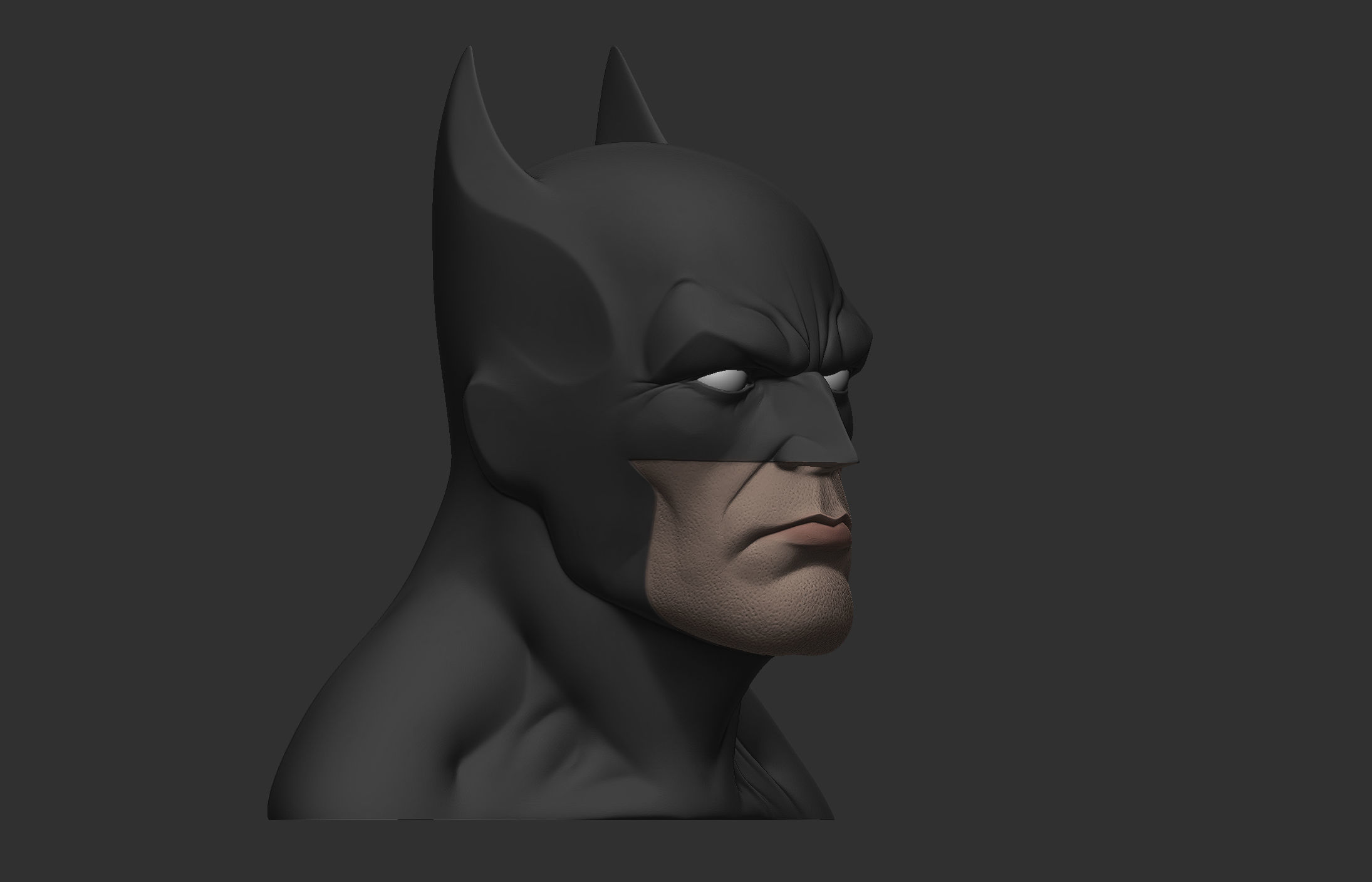 Batman Head 3D print model_11
