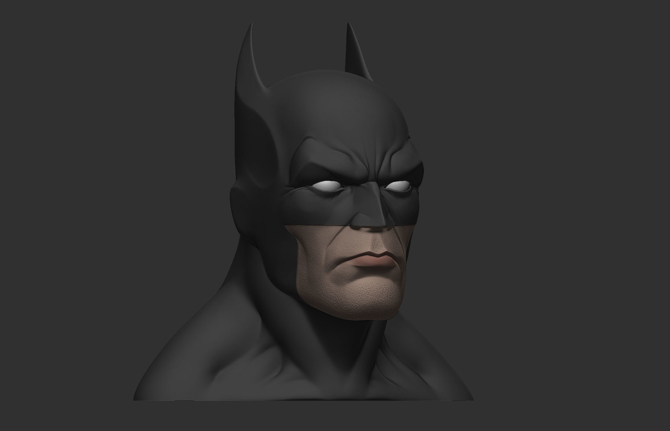 Batman Head 3D print model_10