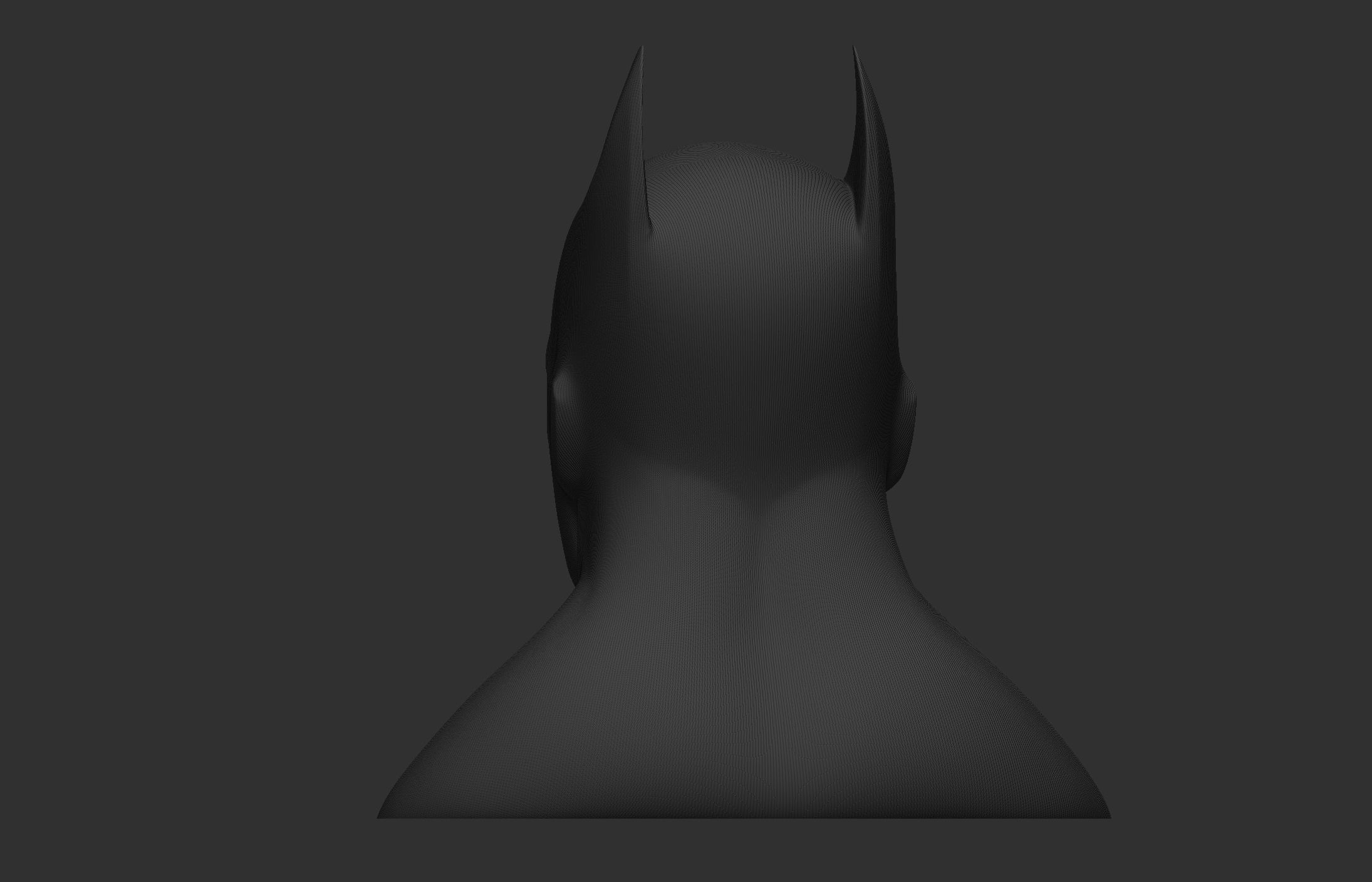 Batman Head 3D print model_32
