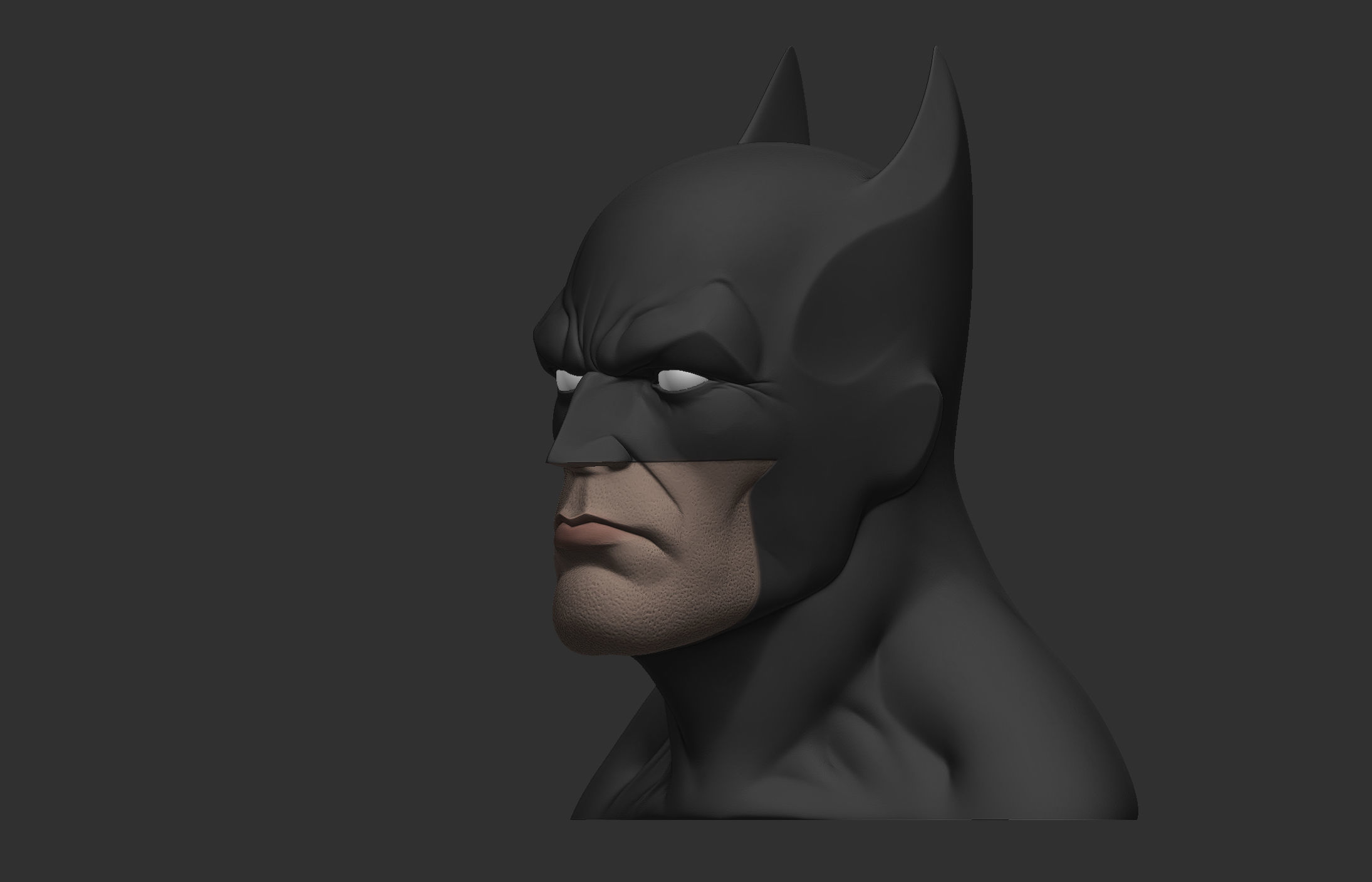 Batman Head 3D print model_22