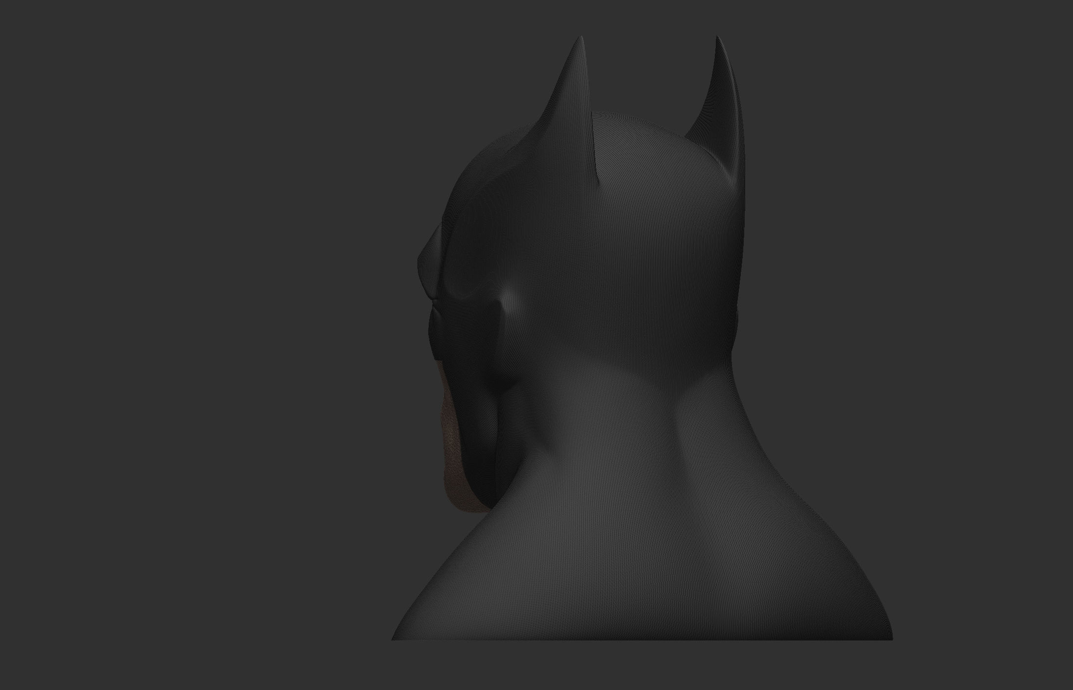 Batman Head 3D print model_33