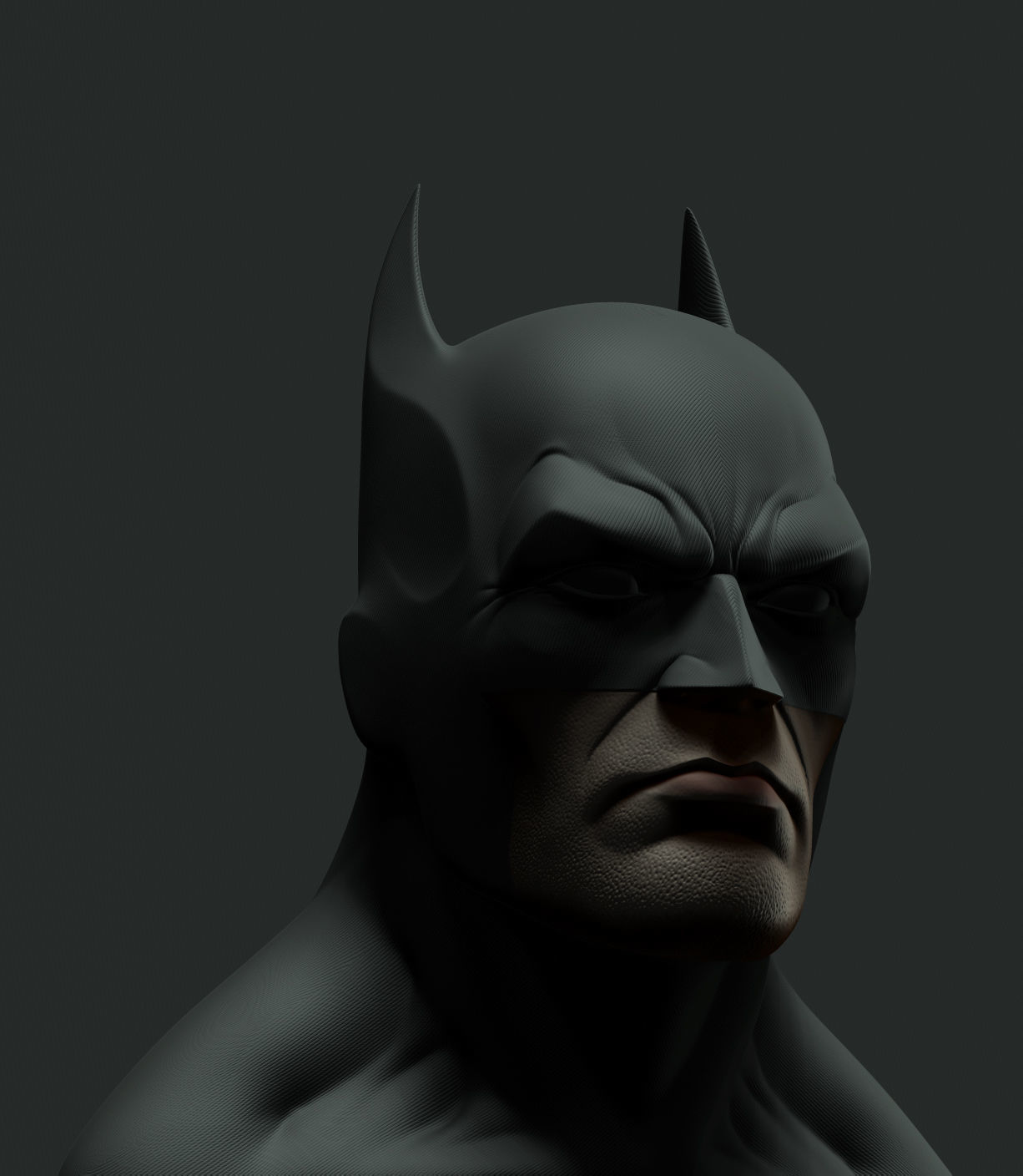 Batman Head 3D print model_2
