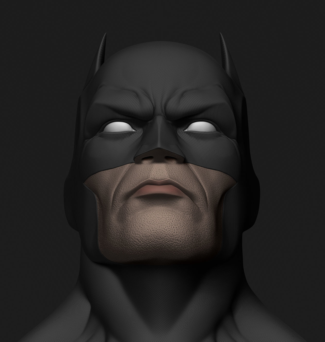 Batman Head 3D print model_7