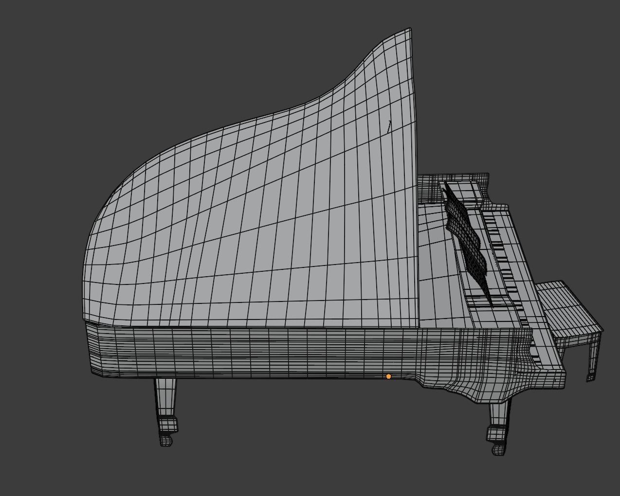 piano 3D model_4