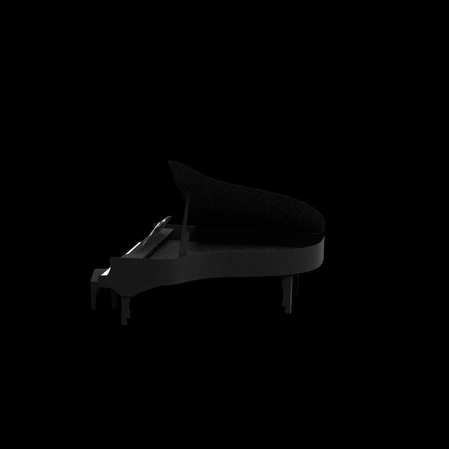 piano 3D model_7