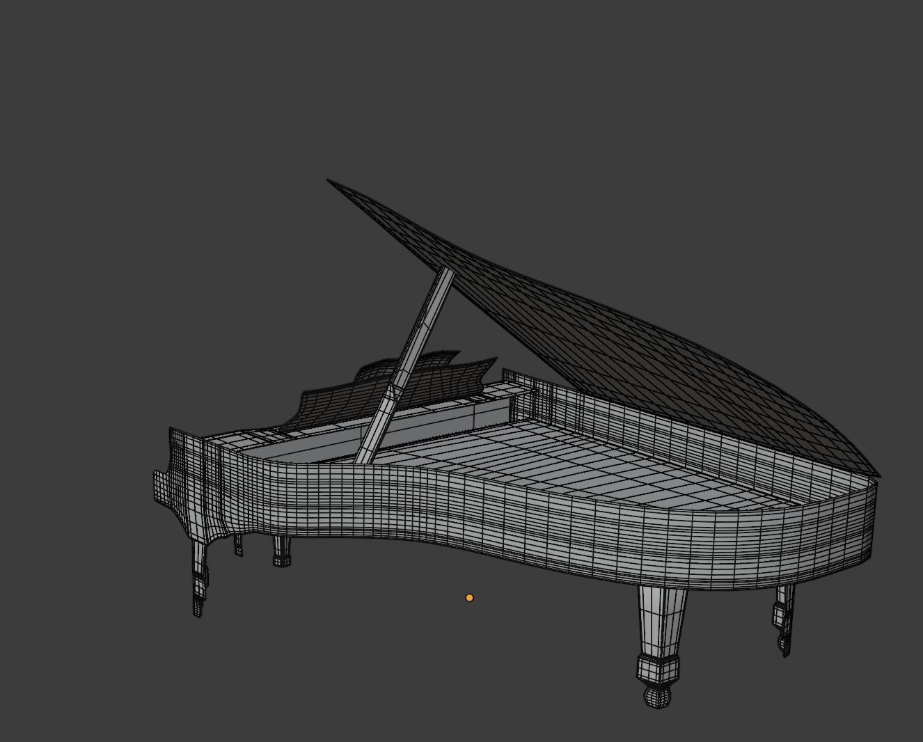 piano 3D model_5