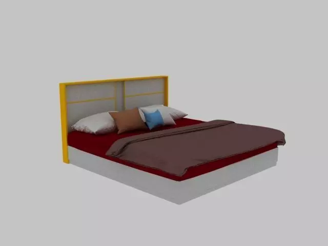 BED 1 3D model_0