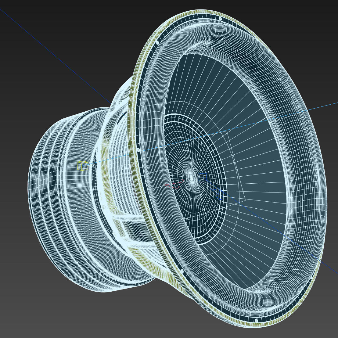 massive loudspeaker 5000w Ground Zero GZPW 18SPL 3D model_5