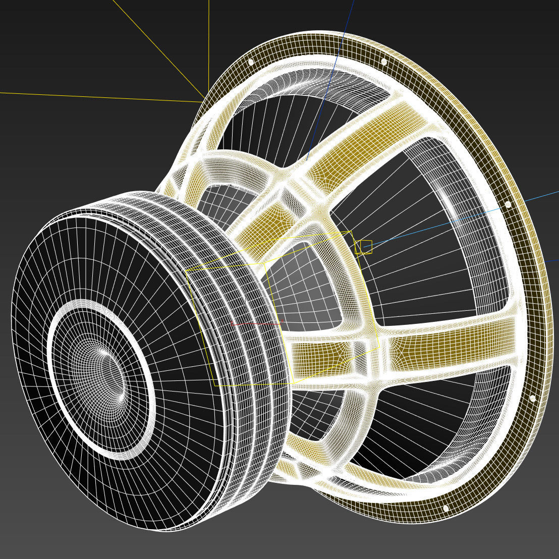 massive loudspeaker 5000w Ground Zero GZPW 18SPL 3D model_4