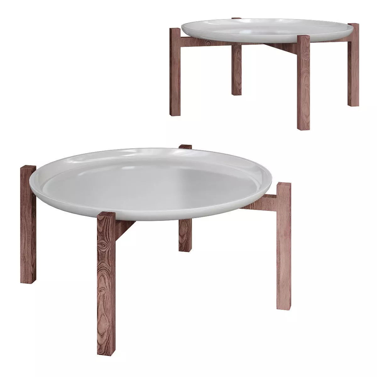 GONG LOW COFFEE TABLE 3d model Low-poly 3D model