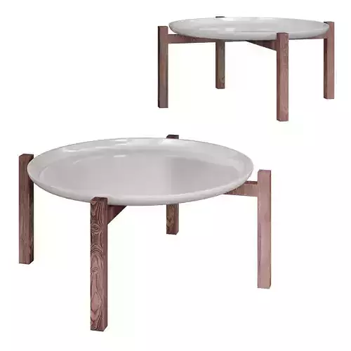 GONG LOW COFFEE TABLE 3d model Low-poly 3D model