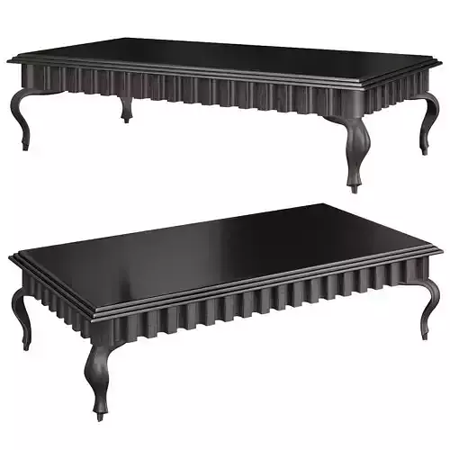 DURMAST OAK WOOD COFFEE TABLE 3d model Low-poly 3D model