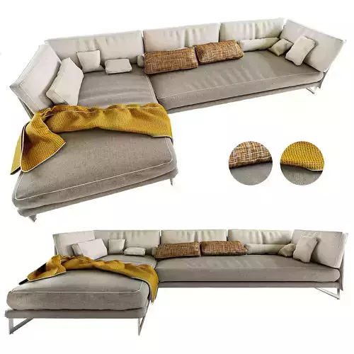 Saba Livingston Sofa 3D model
