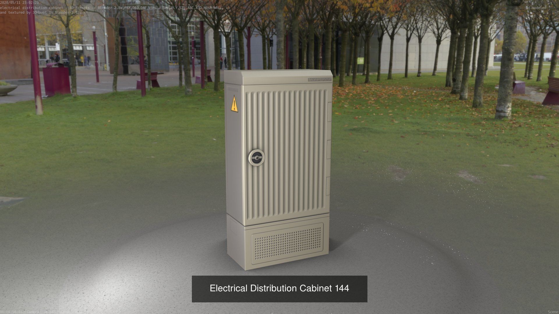 Electrical Distribution Cabinet Package 177 Parts 3D Model Collection_164