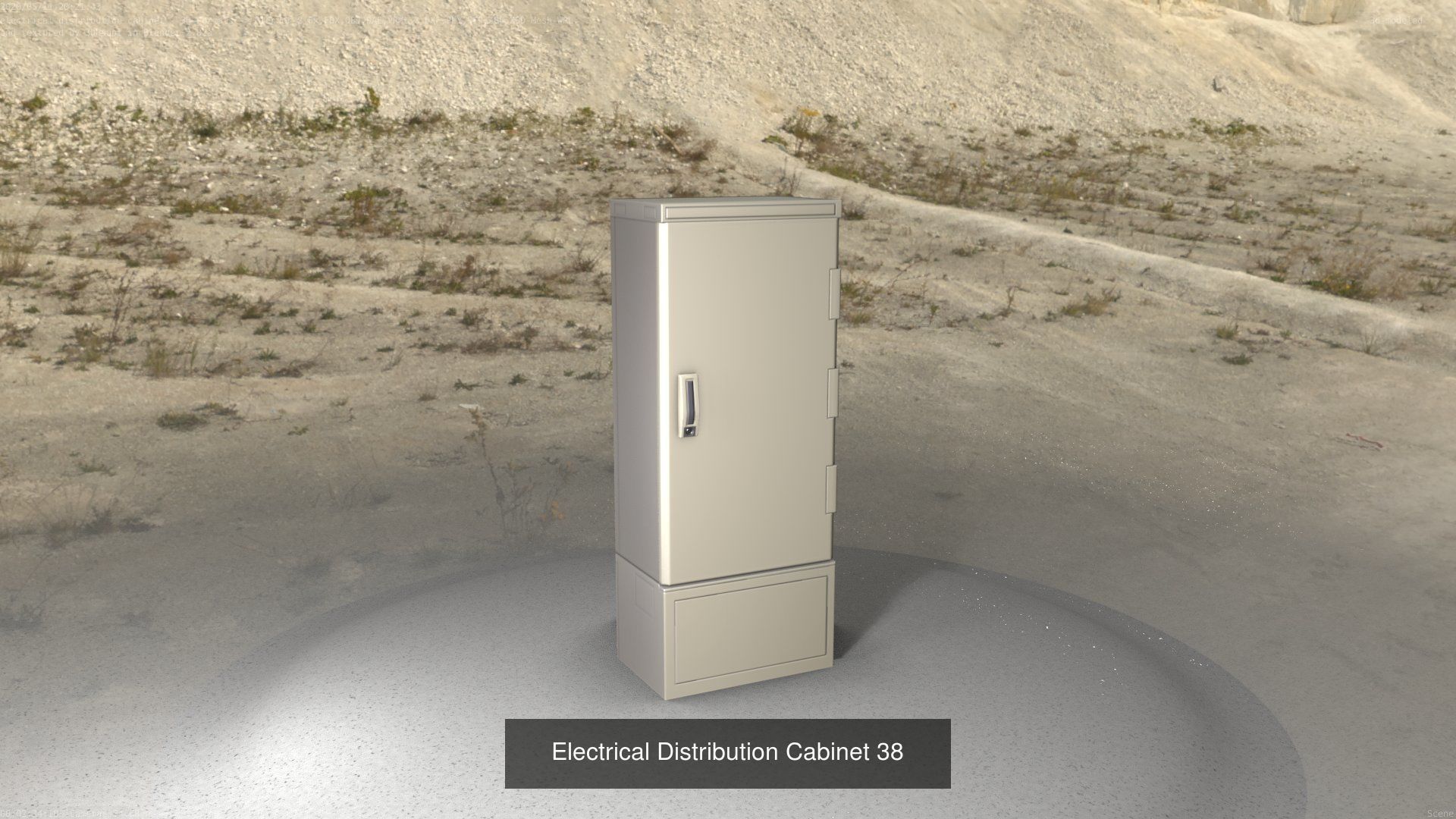 Electrical Distribution Cabinet Package 177 Parts 3D Model Collection_58