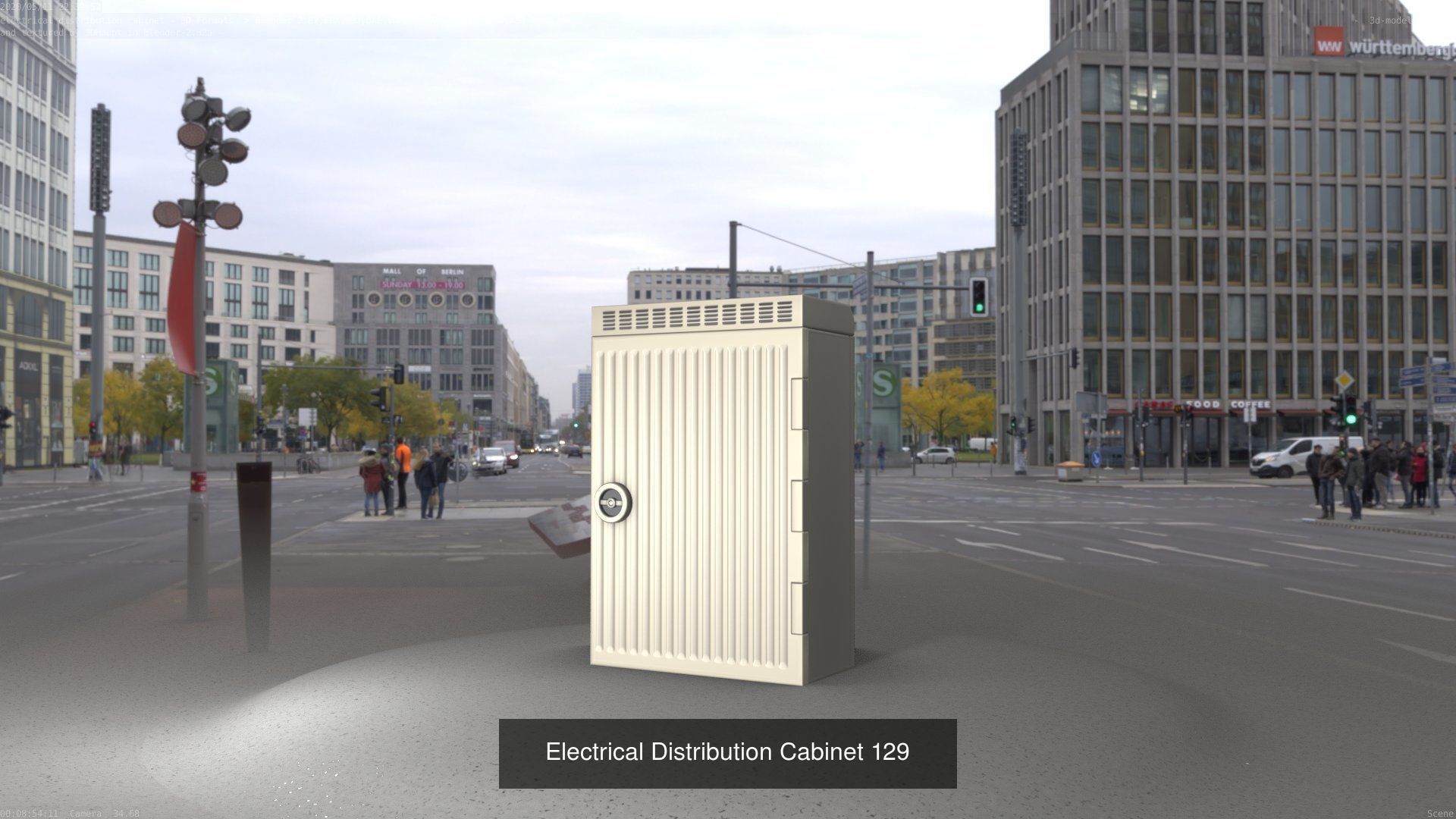 Electrical Distribution Cabinet Package 177 Parts 3D Model Collection_149