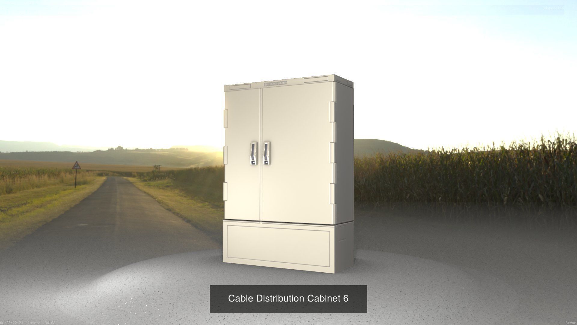 Electrical Distribution Cabinet Package 177 Parts 3D Model Collection_26