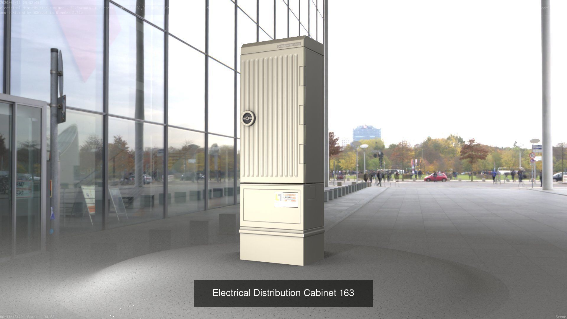 Electrical Distribution Cabinet Package 177 Parts 3D Model Collection_183