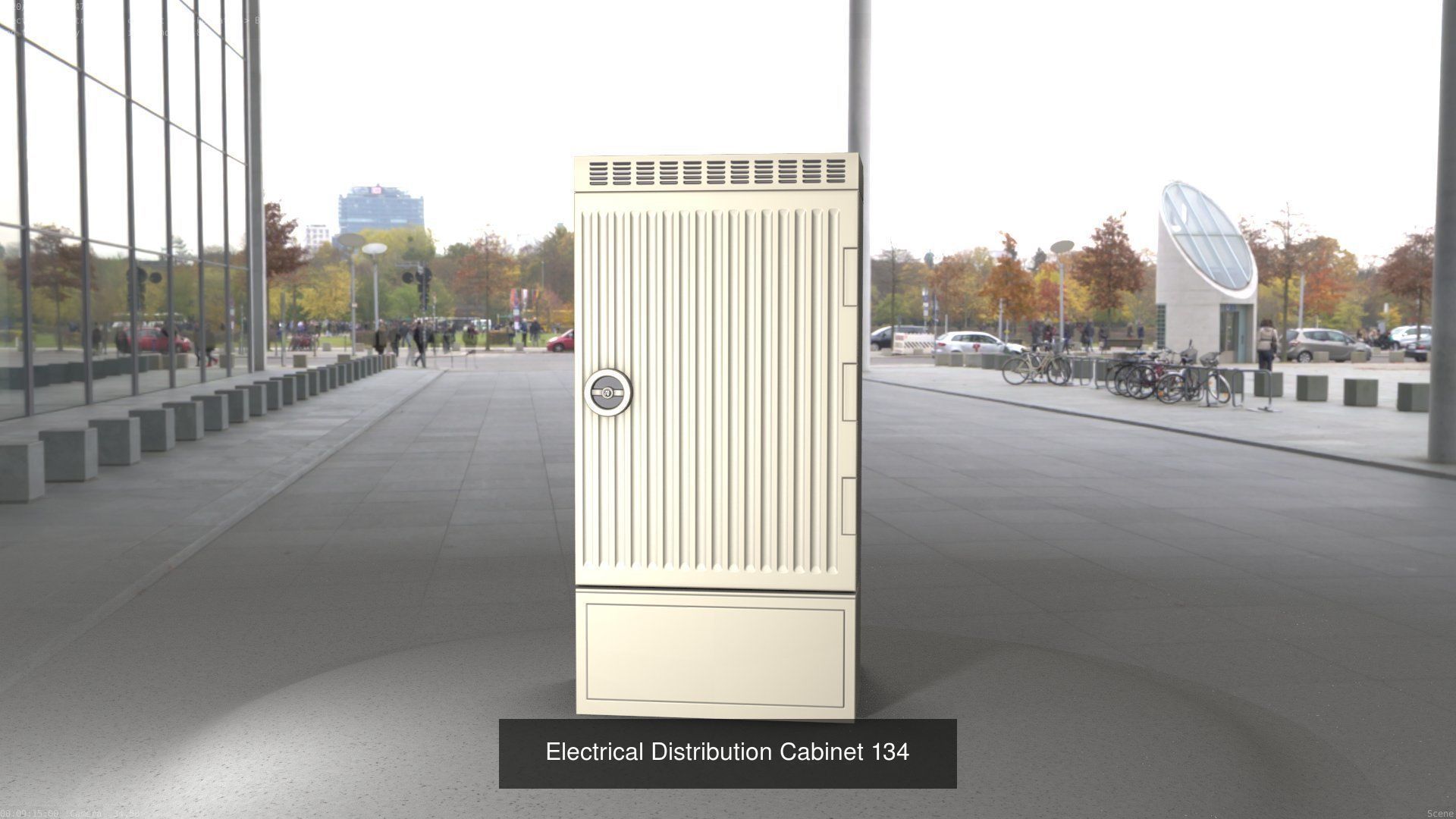 Electrical Distribution Cabinet Package 177 Parts 3D Model Collection_154