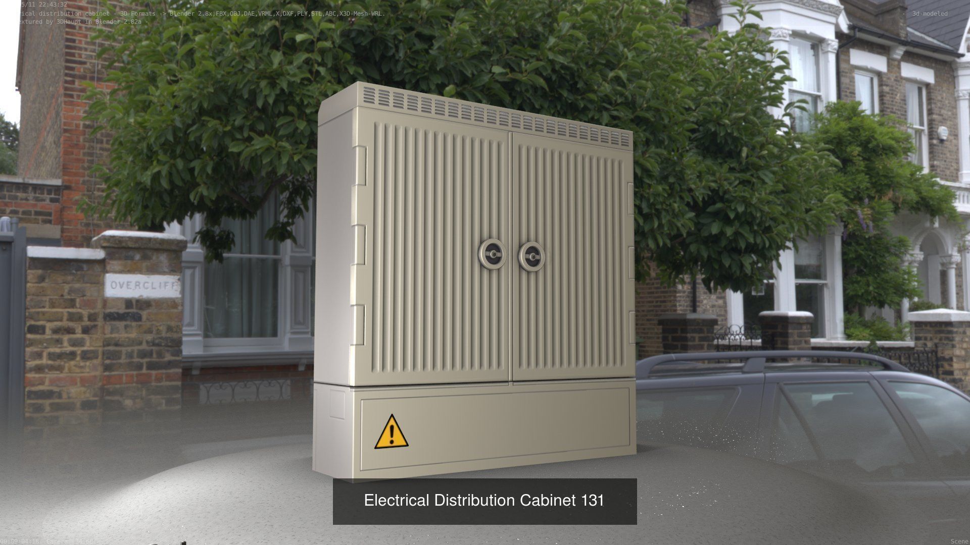 Electrical Distribution Cabinet Package 177 Parts 3D Model Collection_151