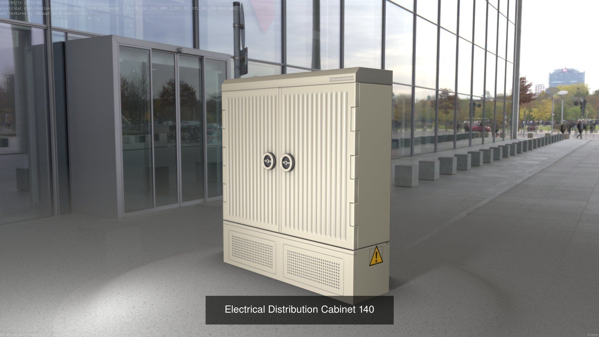Electrical Distribution Cabinet Package 177 Parts 3D Model Collection_160