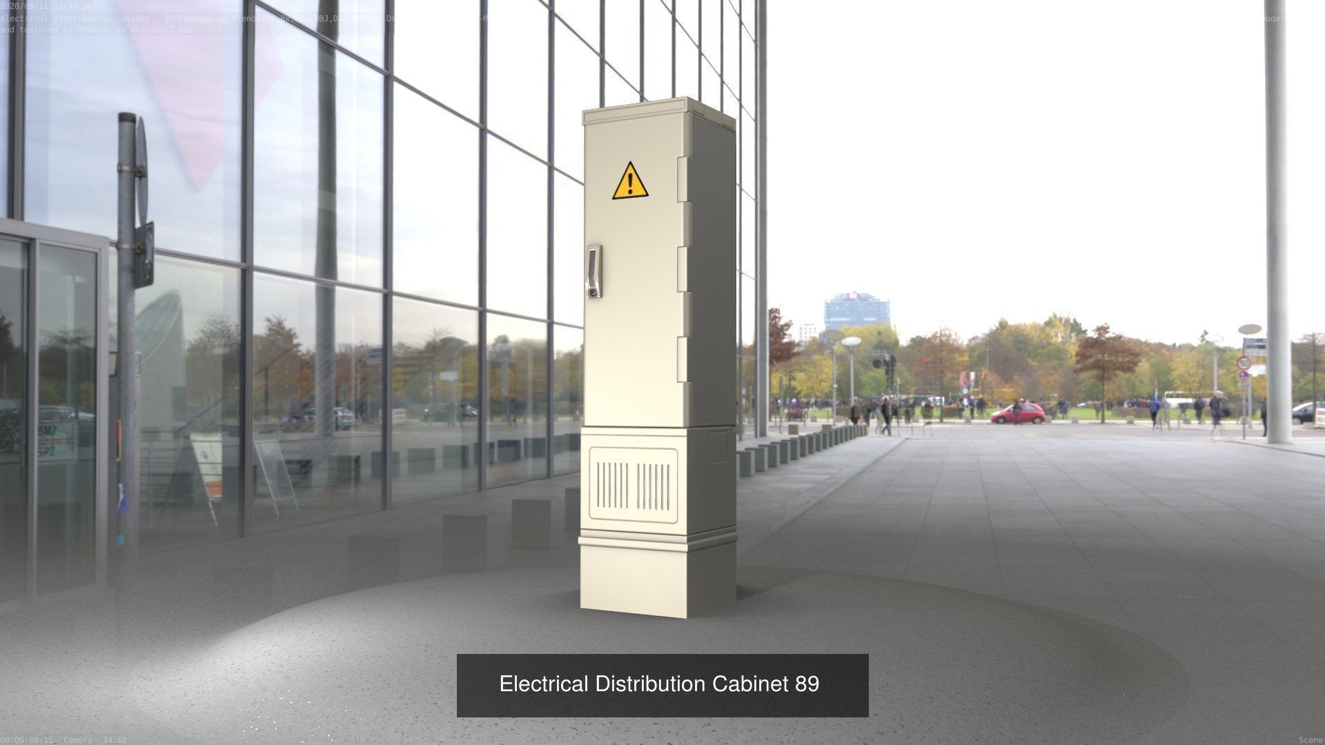 Electrical Distribution Cabinet Package 177 Parts 3D Model Collection_109