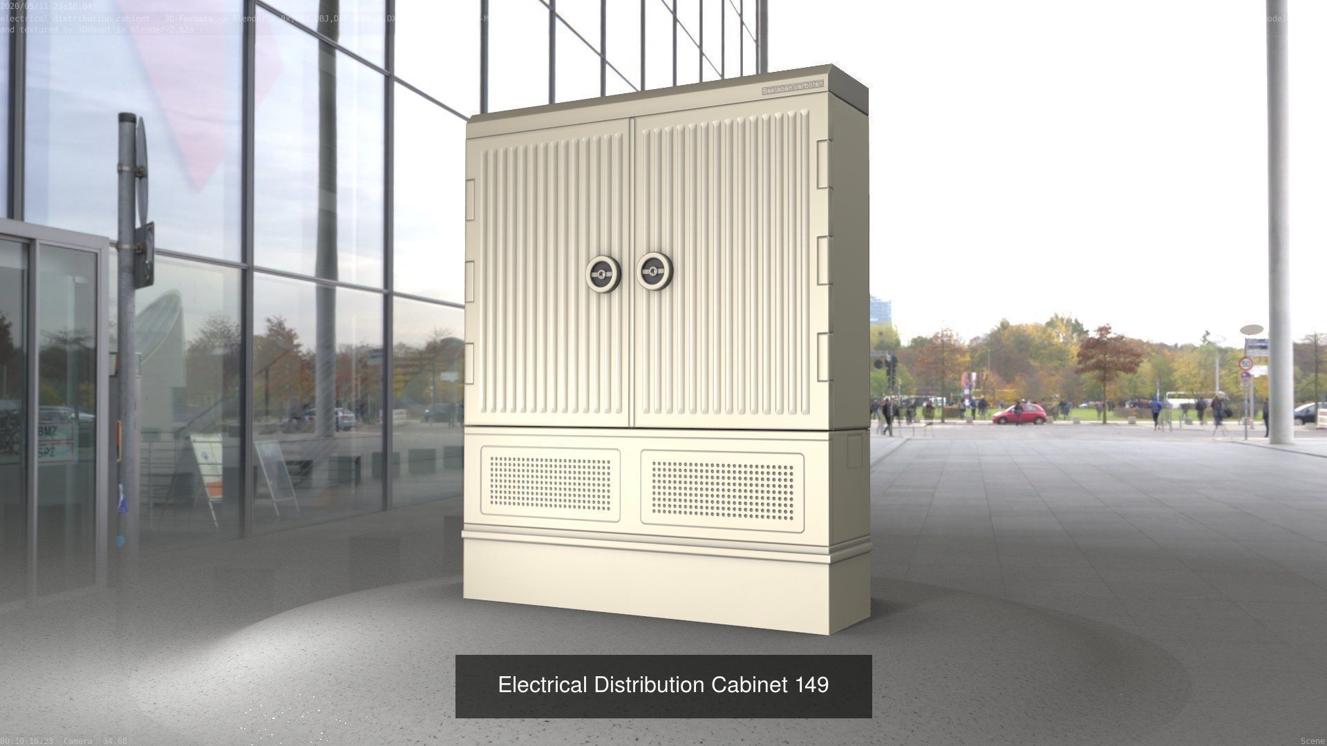 Electrical Distribution Cabinet Package 177 Parts 3D Model Collection_169