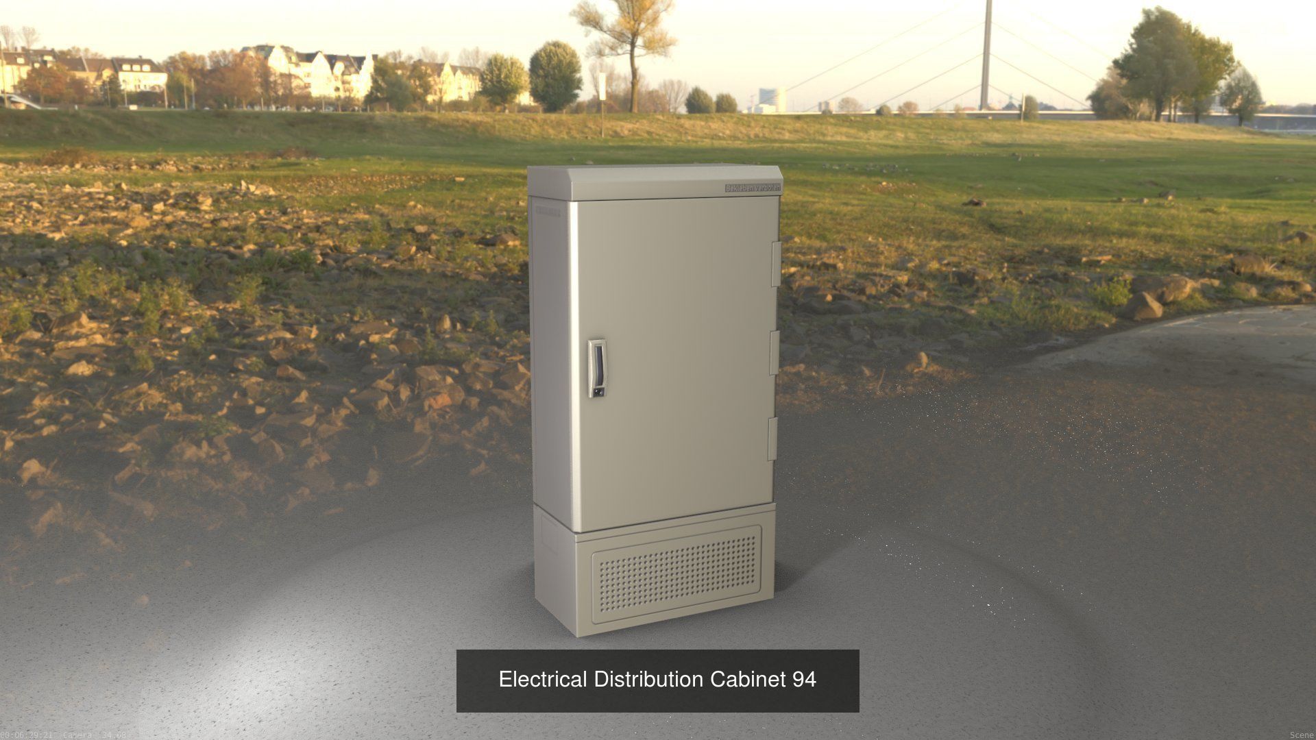 Electrical Distribution Cabinet Package 177 Parts 3D Model Collection_114