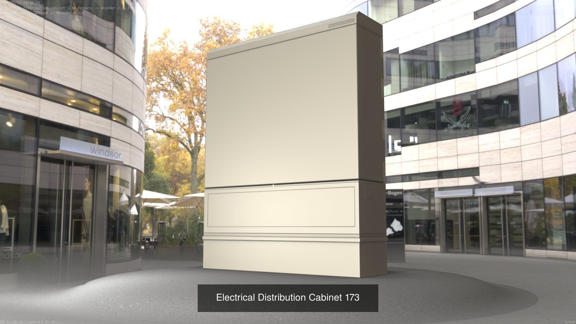 Electrical Distribution Cabinet Package 177 Parts 3D Model Collection_193