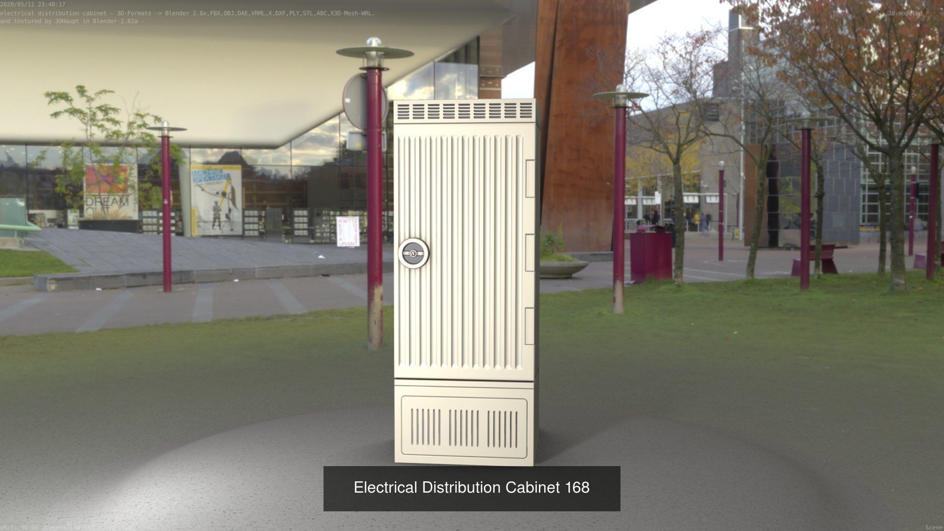 Electrical Distribution Cabinet Package 177 Parts 3D Model Collection_188