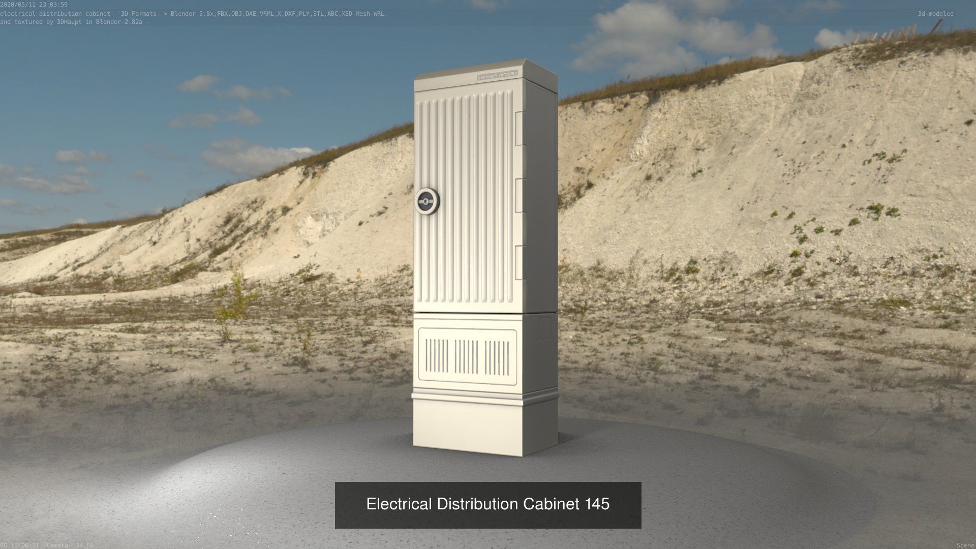 Electrical Distribution Cabinet Package 177 Parts 3D Model Collection_165