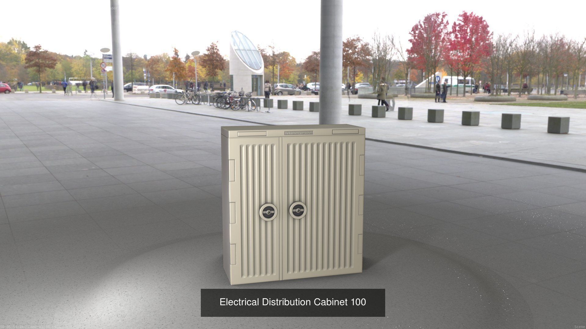 Electrical Distribution Cabinet Package 177 Parts 3D Model Collection_120