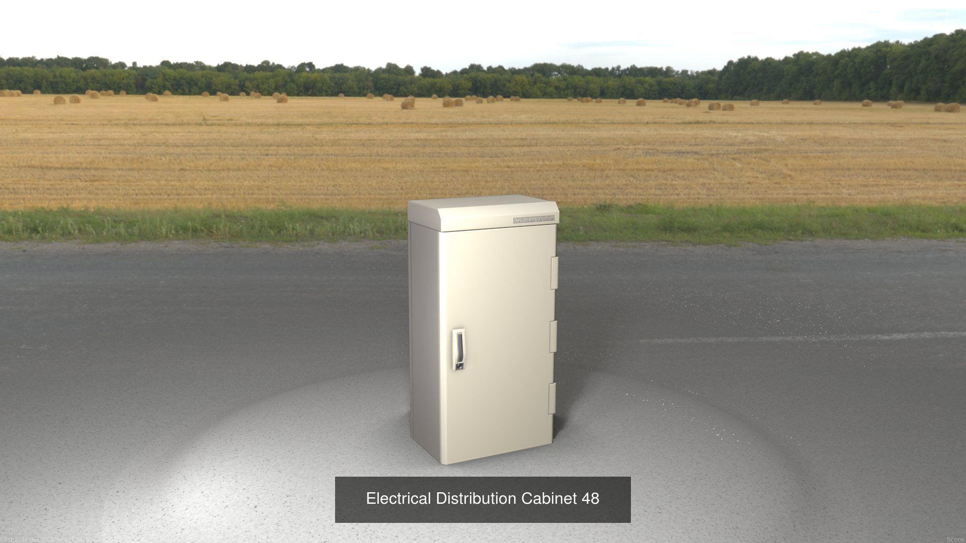 Electrical Distribution Cabinet Package 177 Parts 3D Model Collection_68
