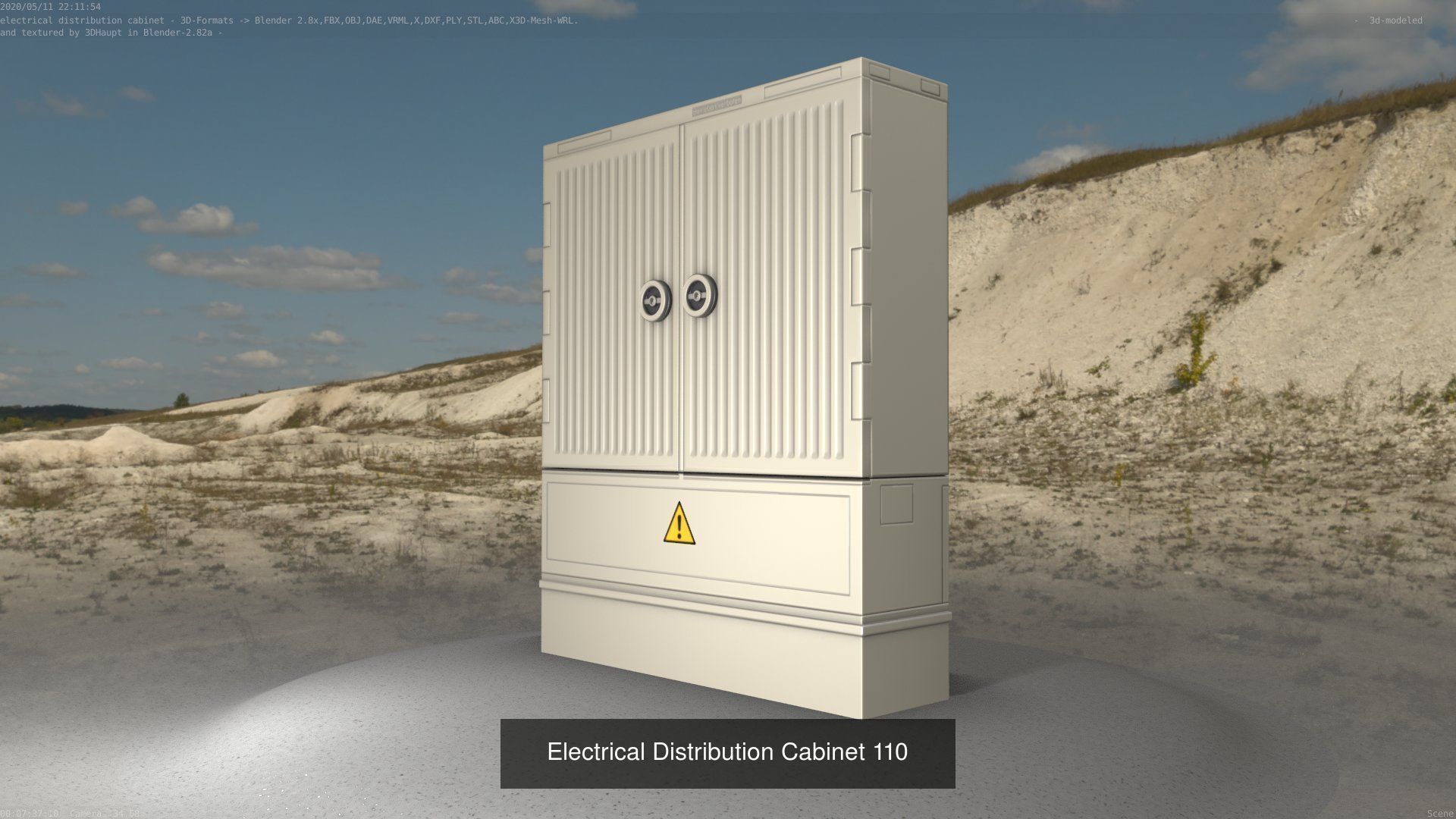 Electrical Distribution Cabinet Package 177 Parts 3D Model Collection_130