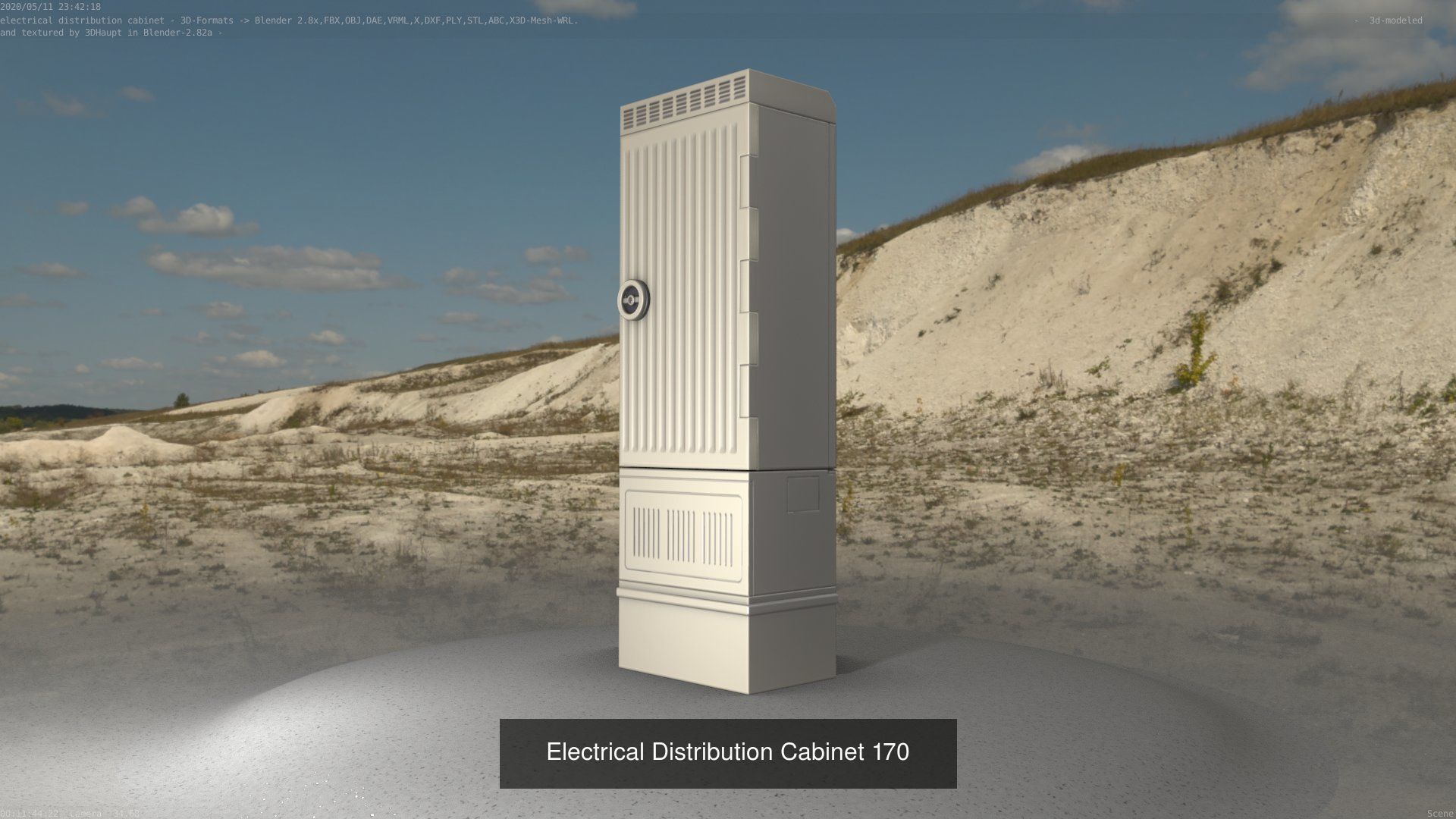 Electrical Distribution Cabinet Package 177 Parts 3D Model Collection_190