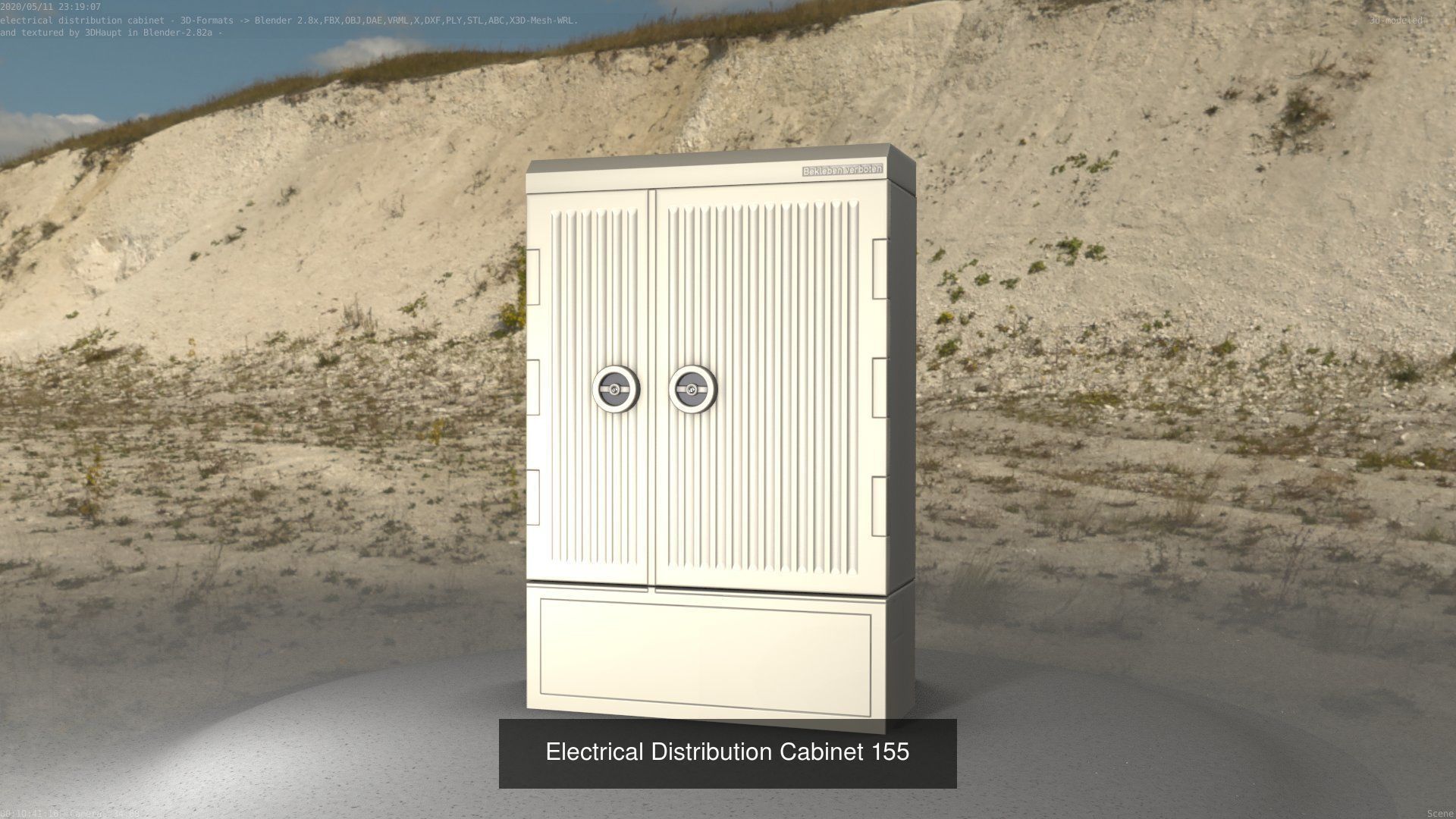 Electrical Distribution Cabinet Package 177 Parts 3D Model Collection_175
