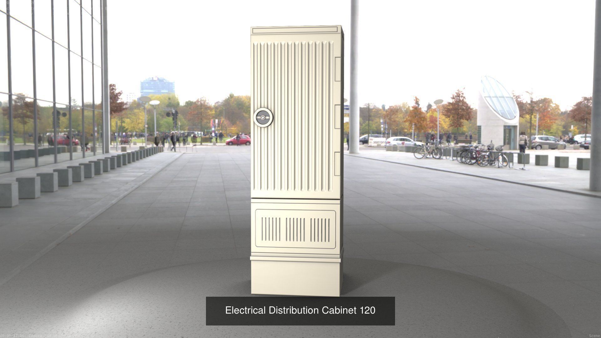Electrical Distribution Cabinet Package 177 Parts 3D Model Collection_140