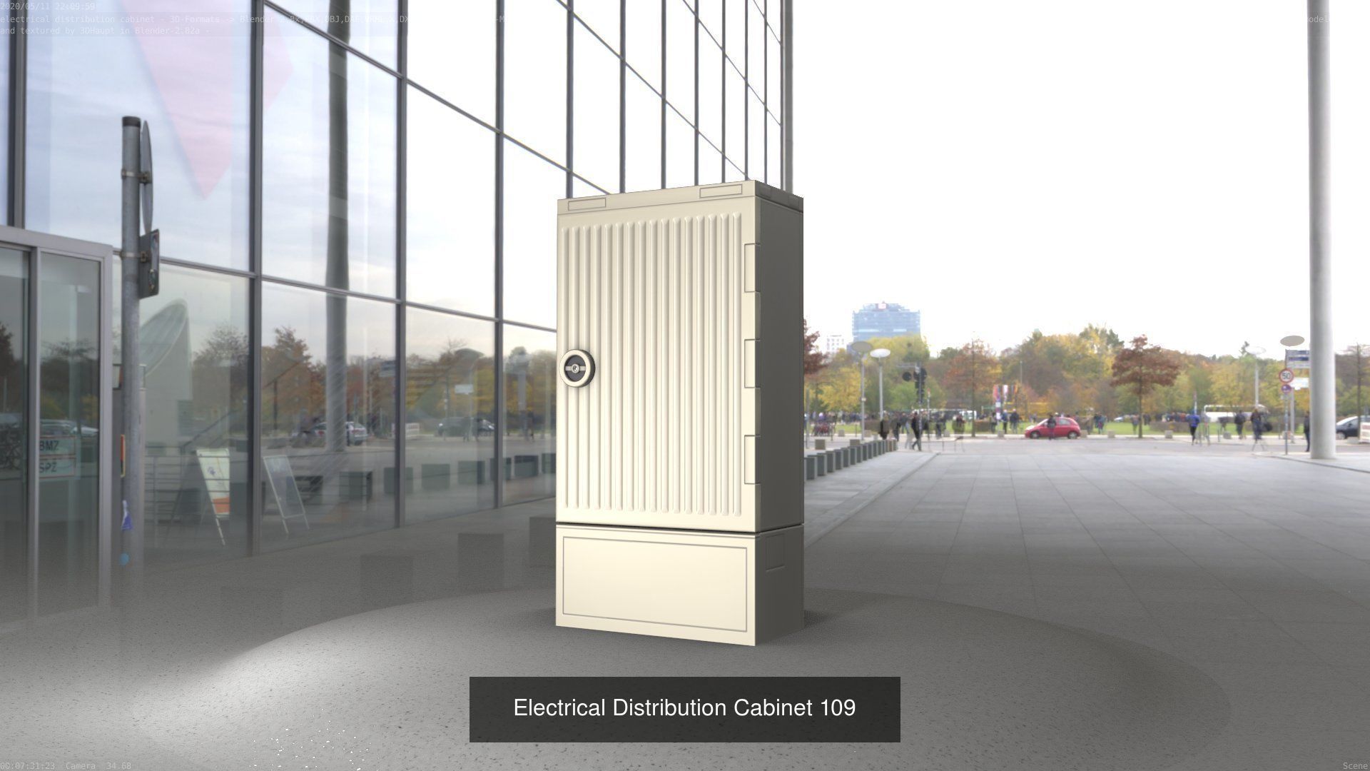 Electrical Distribution Cabinet Package 177 Parts 3D Model Collection_129