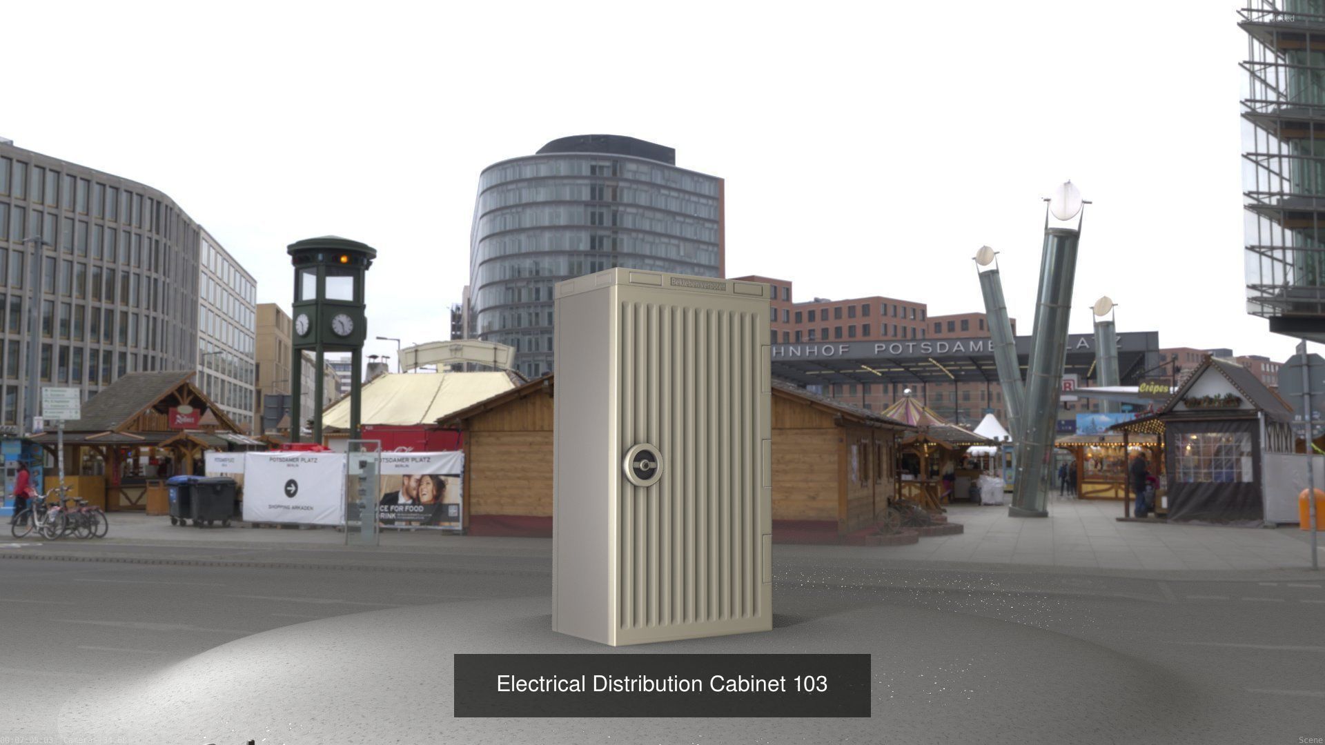 Electrical Distribution Cabinet Package 177 Parts 3D Model Collection_123