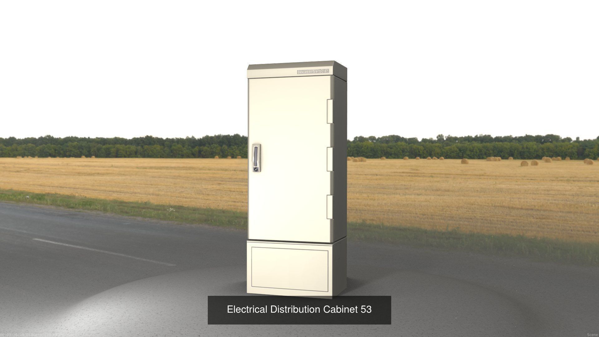Electrical Distribution Cabinet Package 177 Parts 3D Model Collection_73