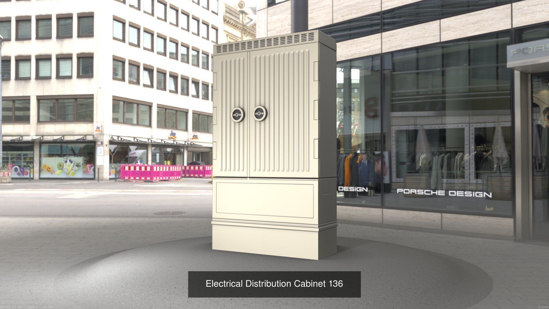 Electrical Distribution Cabinet Package 177 Parts 3D Model Collection_156