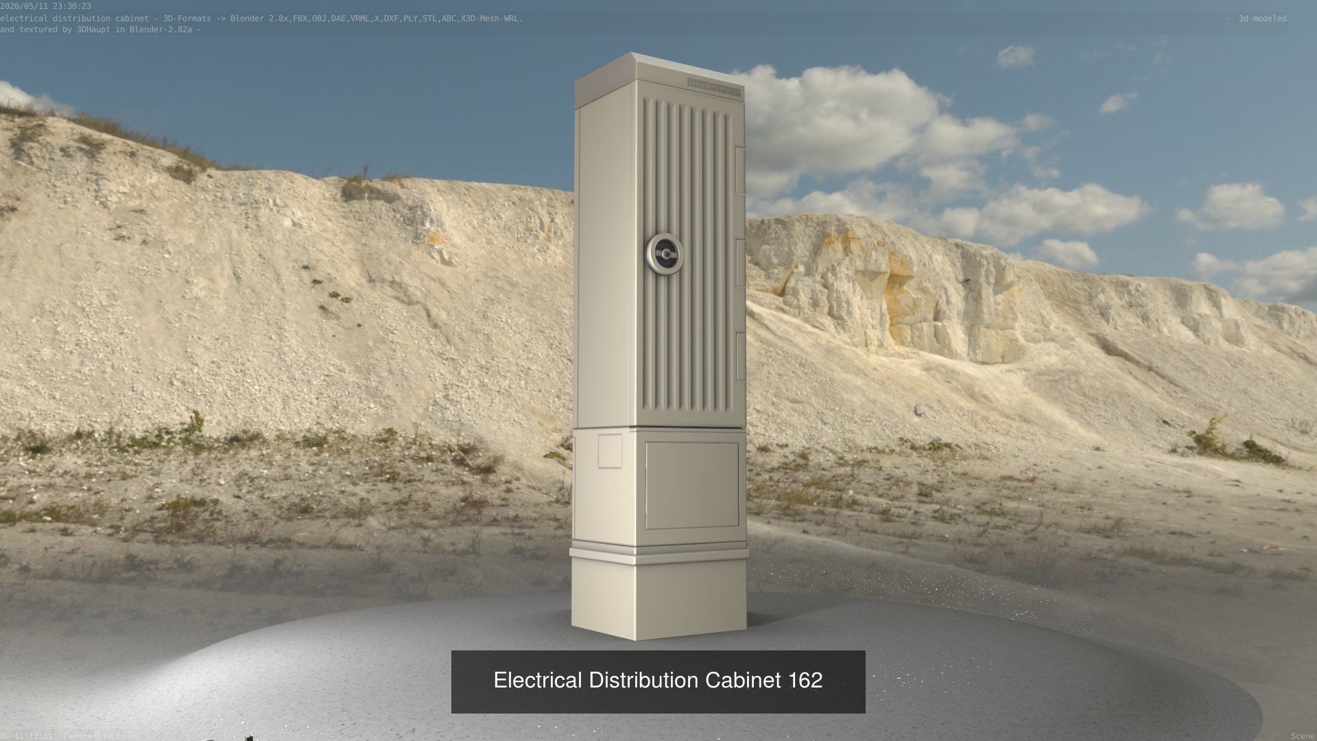 Electrical Distribution Cabinet Package 177 Parts 3D Model Collection_182